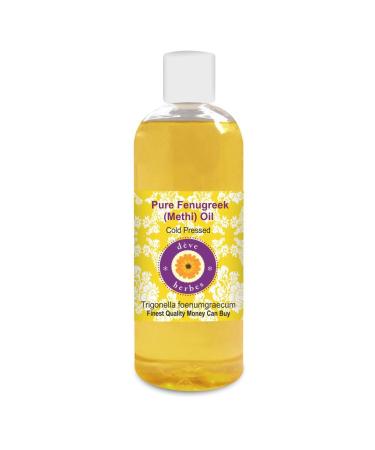 d ve herbes Pure Fenugreek (Methi) Carrier Oil (Trigonella foenumgraecum) Cold Pressed 200ml (6.76 Ounce)