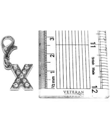 SKS Diamante Bling Clip On Alphabet Letter Charm (F) - Buy Online on GoSupps.com