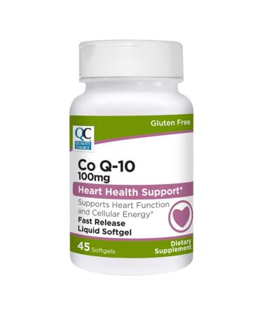 Quality Choice Co Q-10 100 mg Softgels