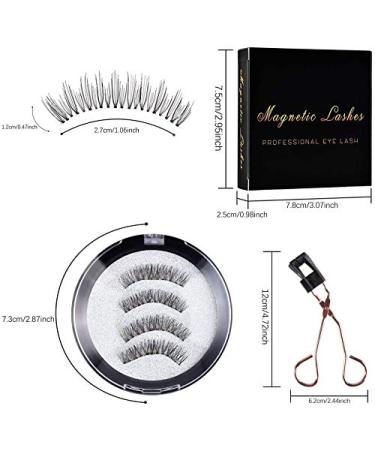 Premium Magnetic Eyelash Set - 3D Magnetic Eyelashes & Easy Application Clamps | Reusable & Adhesive Free - Buy Online on GoSupps.com