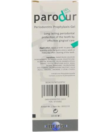 Parodur Gel Mint - Soothing Oral Care Solution | Fast International Shipping - Buy Online on GoSupps.com