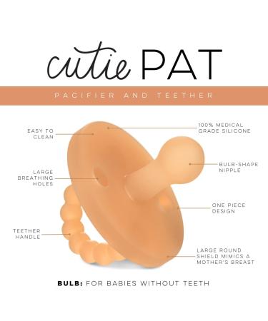 Ryan & Rose Cutie PAT Pacifier Teether - Clear Rubber Bulb - Buy Online on GoSupps.com