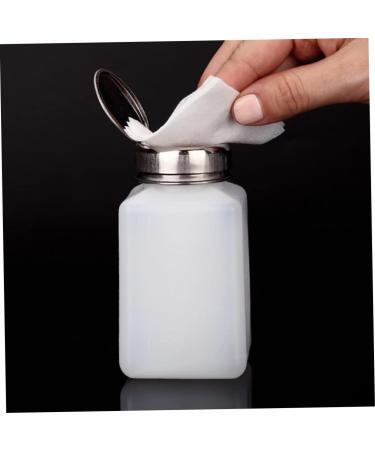1PC 200ML Push Down Dispenser Press Pumping Dispenser Nail Polish Remover Empty Bottle Alcohol Liquid Press Pumping Dispenser One Touch Metal Liquid Dispenser For Nail Art - Buy Online on GoSupps.com