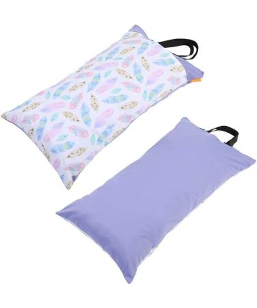 Diaper Bag Waterproof Large Capacity Hanging Wet Dry Cloth Baby Inserts Nappy Laundry Storage Bag for Newborn Infants (EF203) - Buy Online on GoSupps.com