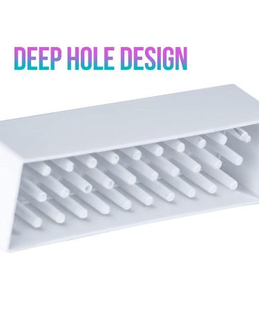 Rosy Finch Nail Drill Bits Holder - 30 Holes Portable Storage Stand for Acrylic Nail Tools - Buy Online on GoSupps.com