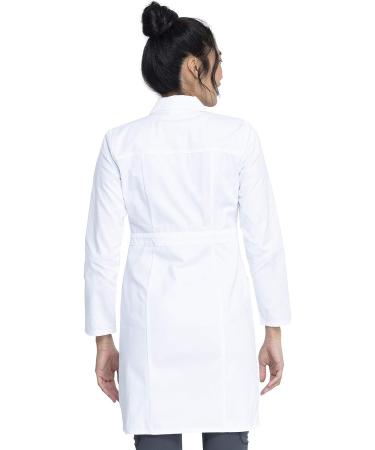 Dickies EDS Professional Women Scrubs Lab Coats 37 82401 Medium White - Buy Online on GoSupps.com