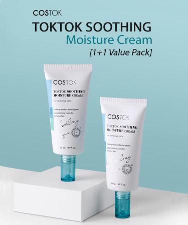 Buy TokTok Soothing Moisturizer 1.69oz | Hypoallergenic Skin Cream with Marigold Olive & Centella | pH 5.5 For Sensitive Skin | International Shipping Available - Buy Online on GoSupps.com