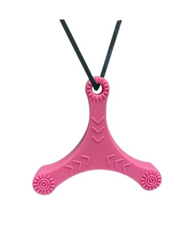 Yuanshenortey Baby Teething Ring Silicone Sensory Chew Toy Necklace Safe Toy Chewy Autism Toys