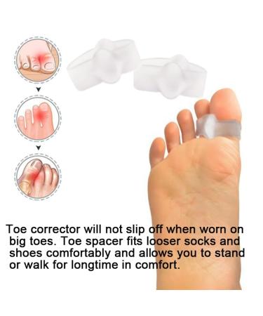 Buy 10 Pieces Bunion Corrector & Silicone Toe Separators - Big Toe Spacer for Overlapping Toes | International Shipping Available - Buy Online on GoSupps.com