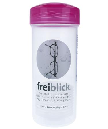 Original freiblick glasses bath new version - "Classic 1.2" - glasses cleaner - shaking bath (pink)