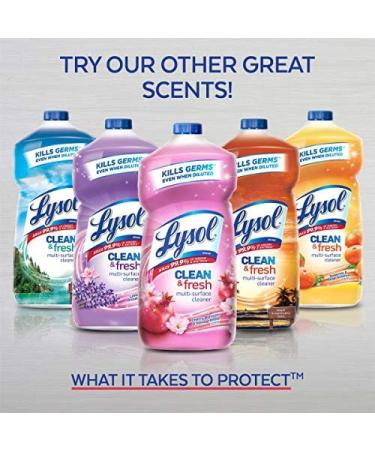 Lysol Clean Fresh MultiSurface Cleaner Sunflower Lemon 90 Fl Oz - Pack of 1 - Buy Online on GoSupps.com
