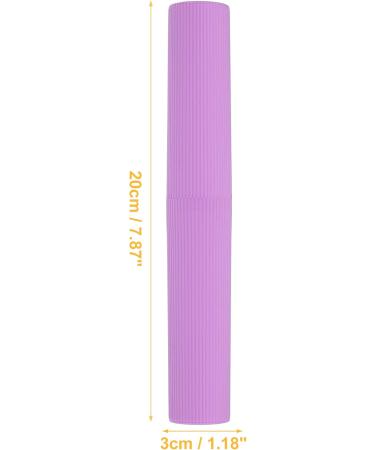 Buy VOCOSTE Vertical Stripe Toothbrush Case - Travel-Sized Plastic Holder for Business & Personal Use | Purple 7.87 x 1.18 - Buy Online on GoSupps.com