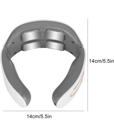 NATUDECO Electric Neck Massage Device - Rechargeable Cervical Vertebrae Massager for Pain Relief | Multifunctional Back & Neck Massager - Shop Now - Buy Online on GoSupps.com