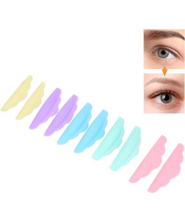 Buy 5 Pairs Silicone Eyelash Perming Shields - Colorful Lash Lift Pad Set for Perfect Makeup - Buy Online on GoSupps.com