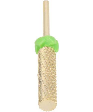 Barrel Nail Drill Bit for Acrylic Gel Flat Top Tungsten Steel Cuticle Removal Pedicure Manicure Nail Polish Bit Gold (130#-C) - Buy Online on GoSupps.com