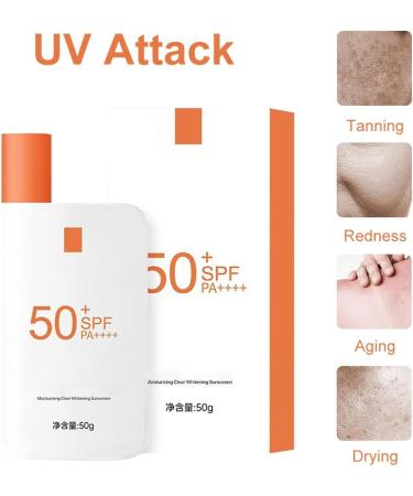Sunscreen SPF 50 Face Ultra Light UV Protetion Suncream Sun Cream SPF 50 Waterproof Face Sunscreen Sweatproof Facial Sunscreen Face Moisturiser Sunscreen Non-Perfumed Travel Size For Women Men 50ml - Buy Online on GoSupps.com
