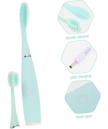 Beaupretty Waterproof Electric Toothbrush for Adults - 2 Pack Silicone Intelligent Household Toothbrushes - Buy Online on GoSupps.com