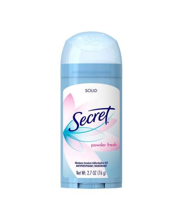 Secret Powder Fresh Anti-Perspirant Deodorant Solid 2.7 oz (Pack of 5) - Buy Online on GoSupps.com