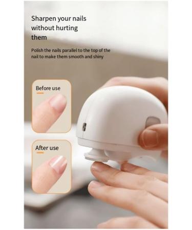 luxurious Electric Nail Clipper Grinding and Polishing Multifunctional Portable Automatic Nail Grinder Electric Manicure Tool Easy Install C White - Buy Online on GoSupps.com