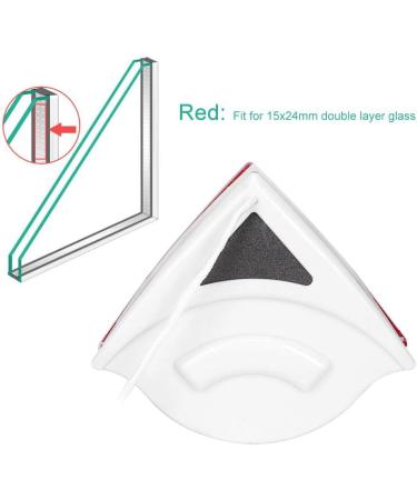 Garosa Portable Double-Sided Magnetic Window Cleaner Glass Wiper Tools for High-Rise Single Glazed Windows(Red) Glass Cleaner - Buy Online on GoSupps.com