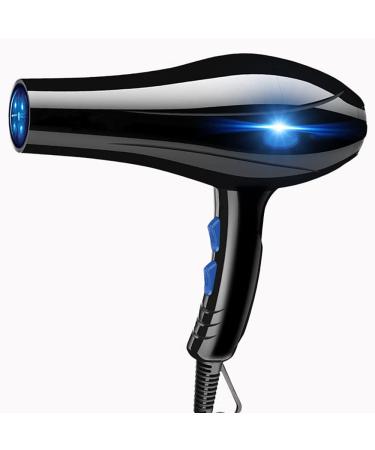 Healthy Ionic Hairdryer 2200W Ionic Conditioning Hair Dryer Professional Blu-Ray Hair Dryer Airflow Concentrator Fast Drying and Low Noise Powerful Fast Dry Hair Dryer 2 Speed 3 Heat Setup Small Gift