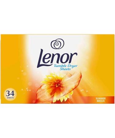 Lenor 3 x 34 pack Tumble Dryer Sheets Bundled with Dehumidifier Bag (1 sashet) Fresh Laundry Fragrance Yellow Summer Clothes Washing Scent (102sheets) (3pack) - Buy Online on GoSupps.com