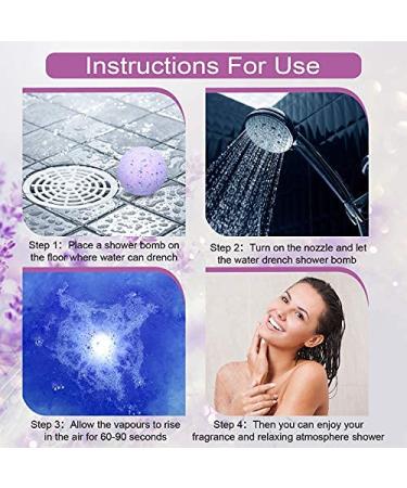 16-Piece Aromatherapy Shower Bombs - Colorful Steamers for Shower Spa, Perfect for Valentine's Day - Buy Online on GoSupps.com