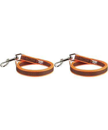 IDC Color & Gray caught leash 20 mm x 1 m without loop orange gray (pack with 2) orange gray 20 mm x 1 m (without loop) (pack with 2)