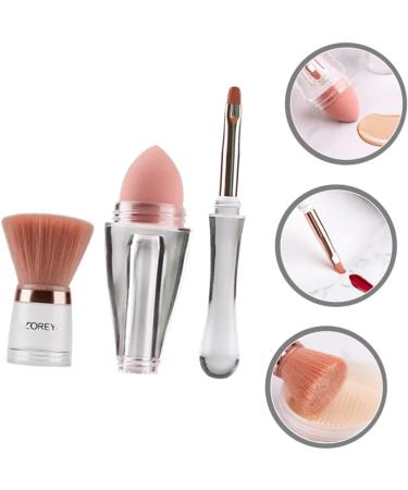 Angoily Powder Brush Makeup Brush Portable Brush Travel Powder Brush Blush Brush Foundation Brush for Powder Makeup Brush for Makeup Women s Suits Miss Cosmetics Acrylic 4 in 1 - Buy Online on GoSupps.com