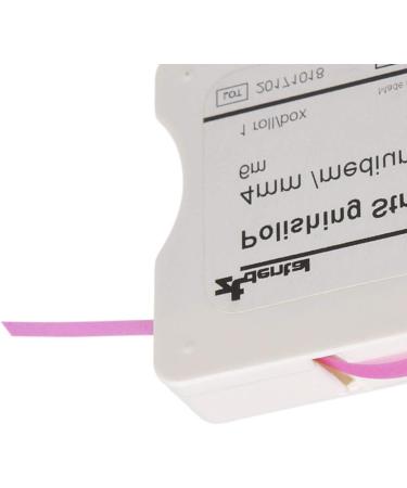GCDN Dental Polishing Brush Stripes - 1 Roll Coarse Interdental Oral Care Tool for Whiter Teeth - 4mm Grinding Plaster & Care - Pink 50 m - Buy Online on GoSupps.com