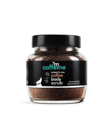 m_caffeine Exfoliating Coffee Body Scrub For Tan Removal & Soft-Smooth Skin|For Women&Men|De-Tan Bathing Scrub With Coconut Oil 100Gm