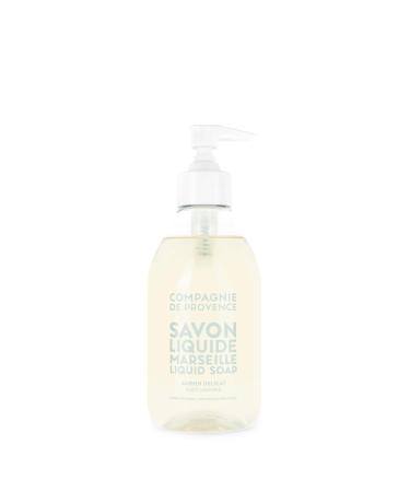 Compagnie de Provence Savon de Marseille Extra Pure Liquid Soap - Sweet Jasmine Moisturizing Hand and Body Wash 10 Fl Oz Plastic Pump Bottle
