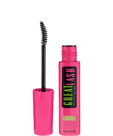 Maybelline Great Lash Curved Brush Mascara 120 Blackest Black 0.43 fl oz (12.7 ml)