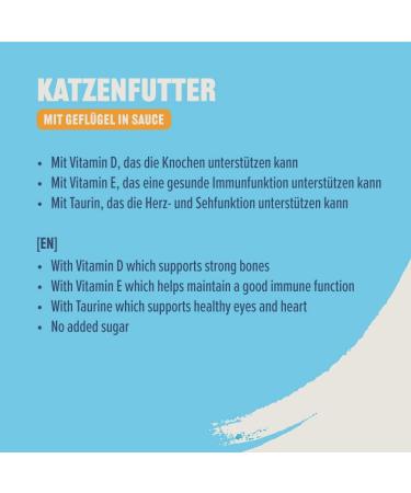 Buy Amazon Wet Cat Food Bites with Poultry in Sauce - 415g | Premium Quality Cat Food for Picky Eaters | Fast International Shipping - Buy Online on GoSupps.com
