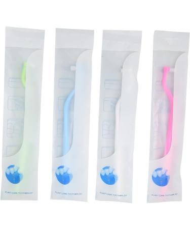4-Piece Orthodontic Cleaning Brush Kit - Interdental & Toothbrush Set for Braces Care | Travel-Friendly Oral Hygiene Solution - Buy Online on GoSupps.com