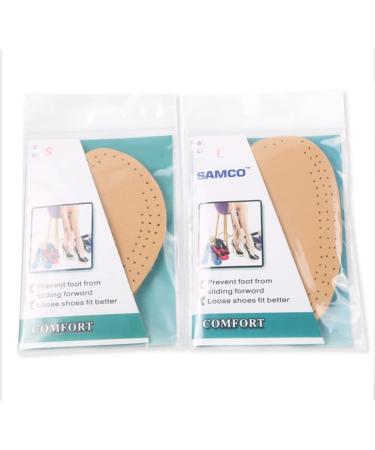 Shop Ipetboom Leather Half Insoles for Women - Yellow Forefoot Inserts for Heels Flats & Boots | Size L - Comfort & Style - Buy Online on GoSupps.com
