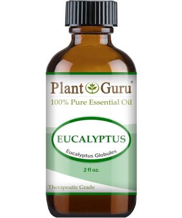 Eucalyptus Essential Oil 2 oz - 100% Pure Therapeutic Grade for Aromatherapy Sinus Relief & Congestion Relief - Fast International Shipping - Buy Online on GoSupps.com