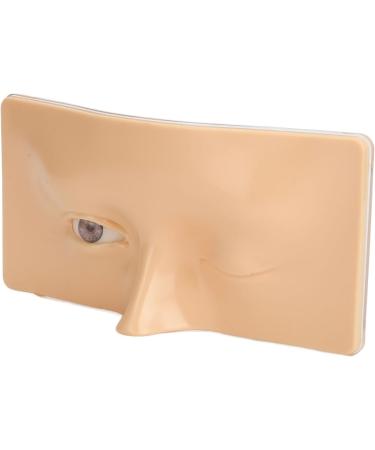 Dekaim Makeup Practice Board Silicone Face Eye Makeup Practice Board with Eyeshadow Brush for Self-taught or Professional Enthusiasts (White Skin) - Buy Online on GoSupps.com