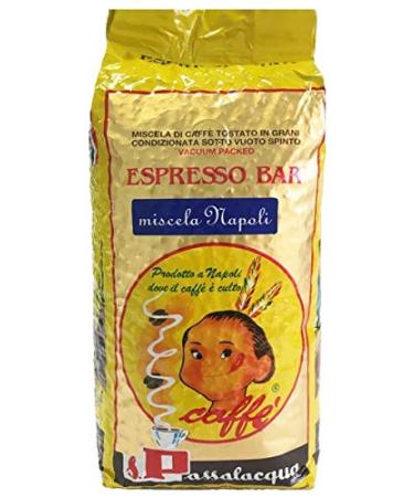 CAFÉ PASSALACQUA NAPLES BLEND GRAN CAFFÈ - ESPRESSO BAR - PACK 1Kg COFFEE GRAINS