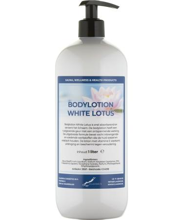 Claudius Bodylotion White Lotus 1 liter with pomp