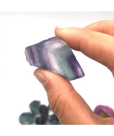 Natural Raw Rainbow Fluorite Stone Quartz Crystals Rock Aquarium Home Room Decoration Gemstone kaixun