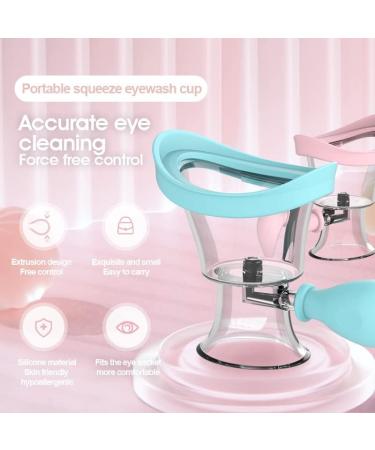 Zalati Eye Wash Cup - Pink | Eye Bath Cleaner Bottle for Effective Eye Care - Buy Online on GoSupps.com