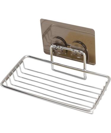 Ciieeo 2pcs Stainless Steel Soap Holder Bathroom Soap Dish Holder Suction Cup Soap Dish Shower Sponge Holder Soap Basket Shower Soap Rack Bath Soap Holder No Trace -mounted - Buy Online on GoSupps.com