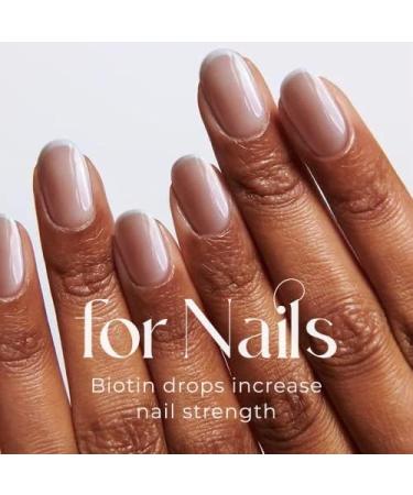 MOONRIN Biotin & Collagen Liquid Drops - 15000mcg Hair Skin Nails Vitamins - Fast Growth & Absorption - 2 Fl Oz - Buy Online on GoSupps.com