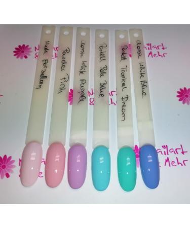 N+M TRENDLINE Classic White & Purple Color Gel 5ml - LED/UV Highly Opaque Scratch-Resistant | International Shipping - Buy Online on GoSupps.com