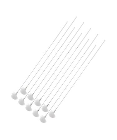 Gogogmee 10pcs Practical Ear Cleaner Reusable Earwax Picks Goose Plume Safe Ear Cleaning Tools for Home Travel for Family Use