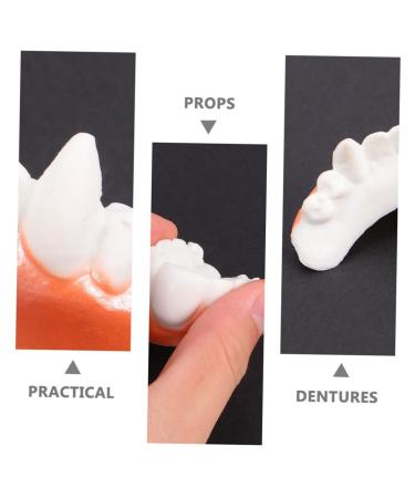 Nolitoy 24st Halloween Teeth Creepy Vampire Bite Costume Props | Funny PVC Replacement Teeth for Halloween Decorations - Buy Online on GoSupps.com