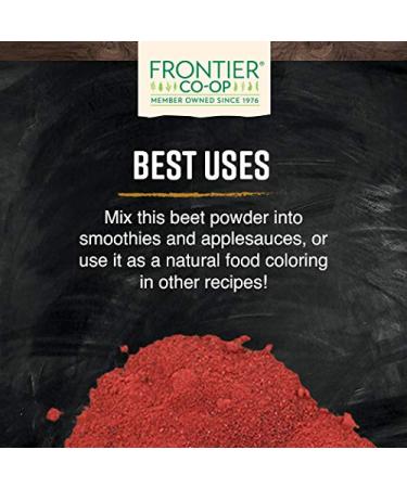 Organic Beet Powder - Frontier Natural Products 16 oz (453g) - Premium Nutritional Boost - Buy Online on GoSupps.com