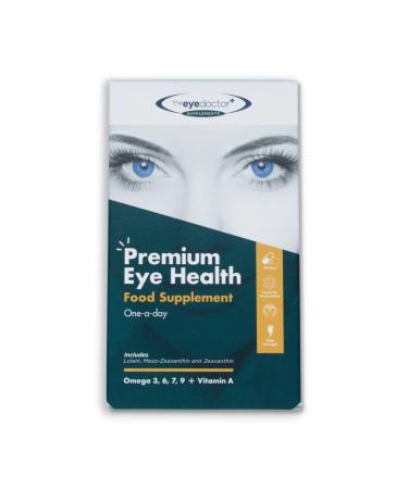 The Eye Doctor Dry Eye Supplement - 360 Vegan Capsules - Lutein Zeaxanthin Meso-Zeaxanthin Vitamin A Omega 3 6 7 9 Sea Buckthorn Fruit - Goji Berry & Bilberry Extract - Vision Health Support 360 count (Pack of 1)