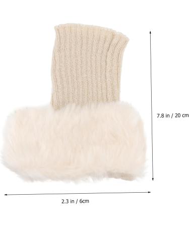 Shop Besportble 3 Pairs Boot Covers | Fluffy Leg Cuffs & Short Leggings for Stylish Boots - International Shipping Available - Buy Online on GoSupps.com